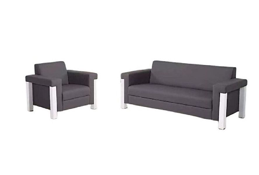 Xlmoebel Sofa Büromöbel-Set für Arbeitszimmer, Designer 3+1 Garnitur, 2-tei günstig online kaufen