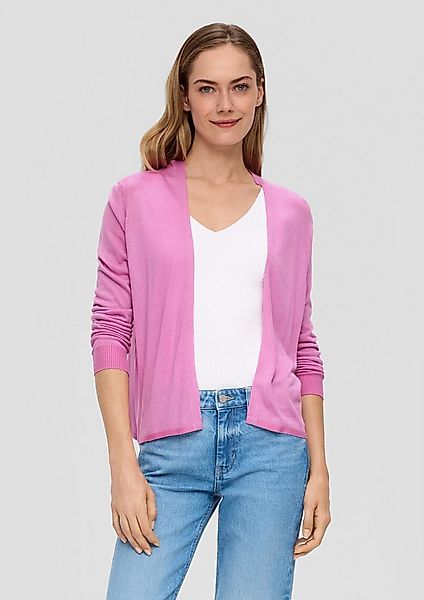 s.Oliver Cardigan Strickjacke Feinstrick-Cardigan aus reiner Viskose günstig online kaufen