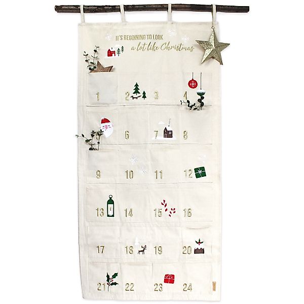 PAPIERDRACHEN befüllbarer Adventskalender Adventskalender Wandteppich aus günstig online kaufen