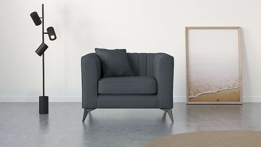Home affaire Sessel »MATTHEW Loungesessel, Maße B/T/H: 99/86/74 cm« incl. 1 günstig online kaufen