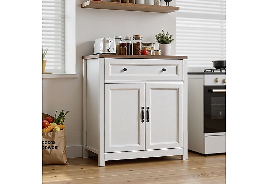 Bealife Sideboard Küchenschrank mit Arbeitsplatten,mit 2 Schubladen 2 Türen günstig online kaufen