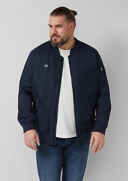 s.Oliver Funktionsjacke Outdoor-Jacke Robuste Twill-Jacke mit Bomberkragen günstig online kaufen