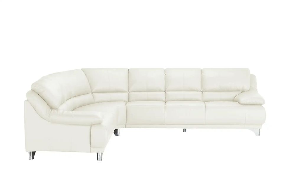 divanotti Ecksofa aus Echtleder Maranello ¦ weiß ¦ Maße (cm): B: 295 H: 87 günstig online kaufen