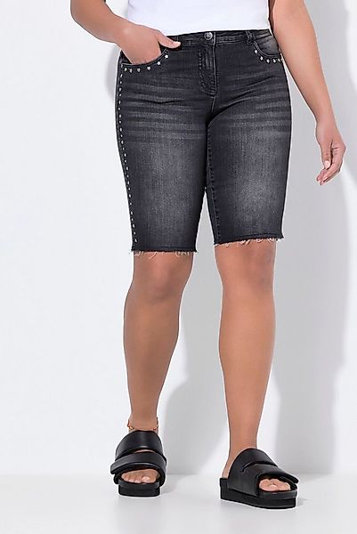 Angel of Style 5-Pocket-Jeans Jeans-Bermuda gerades Bein Ziernieten günstig online kaufen