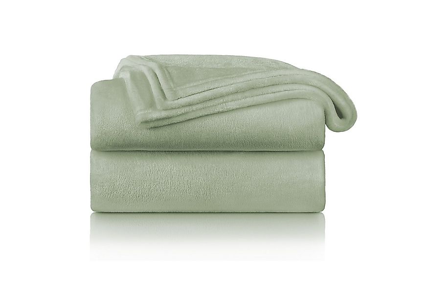 Wohndecke Kuschelige Fleecedecke, Oeko-Tex zertifizierte Decke, Blumtal günstig online kaufen