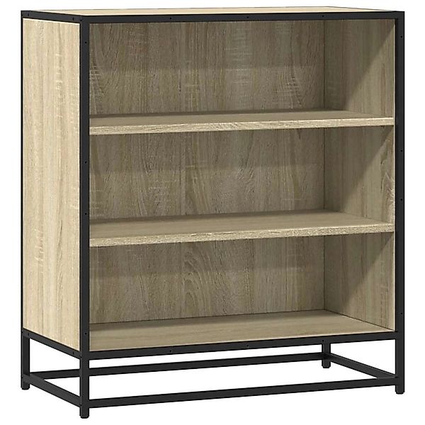 vidaXL Sideboard Sonoma-Eiche 68x35x76 cm Holzwerkstoff und Metall 848975 günstig online kaufen