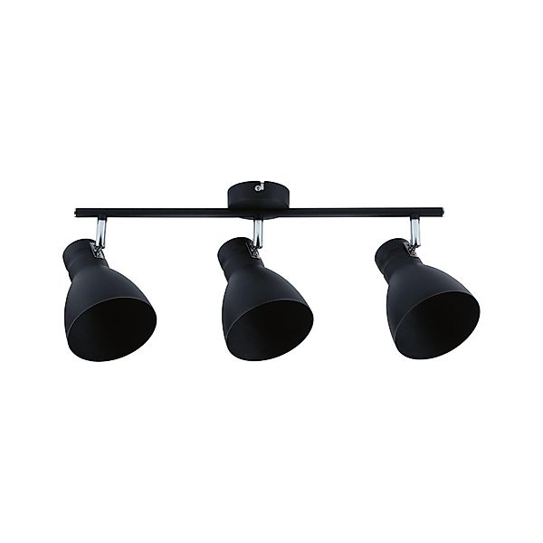 Paulmann "Spotlight Davy E27 230V max. 3x20W dimmbar Schwarz" günstig online kaufen