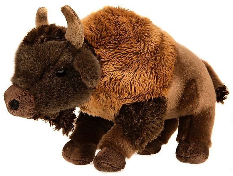 Uni-Toys Kuscheltier Bison - 29 cm (Länge) - Plüsch-Rind, Wisent, Büffel - günstig online kaufen