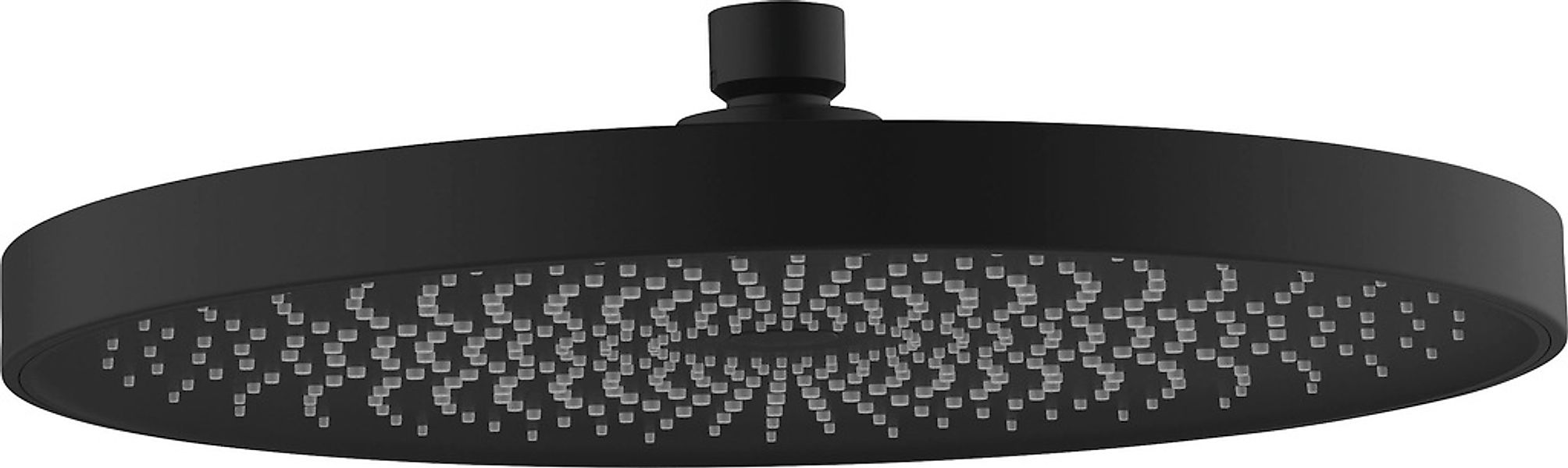WENKO Kopfbrause "Softwater" 1 tlg. Schwarz matt, Ø 26 cm günstig online kaufen