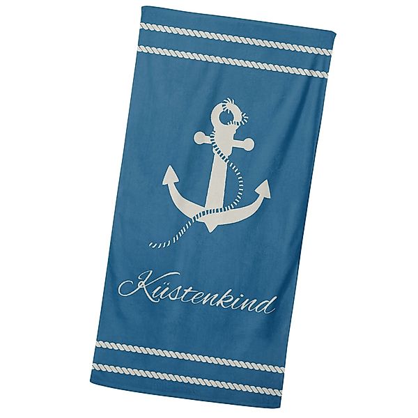 MTOnlinehandel Badetuch Küstenkind Strandtuch / Strandlaken günstig online kaufen