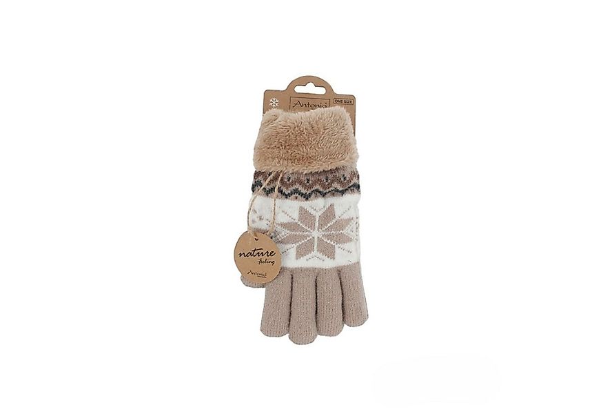 VewoTex Strickhandschuhe Winter Damen Handschuhe » Fingerhandschuhe Schneef günstig online kaufen