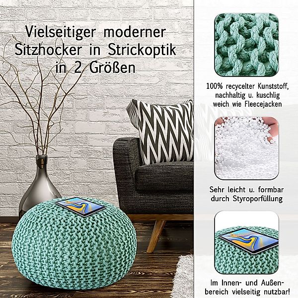 Casamia Pouf Pouf Ø 55 o. günstig online kaufen