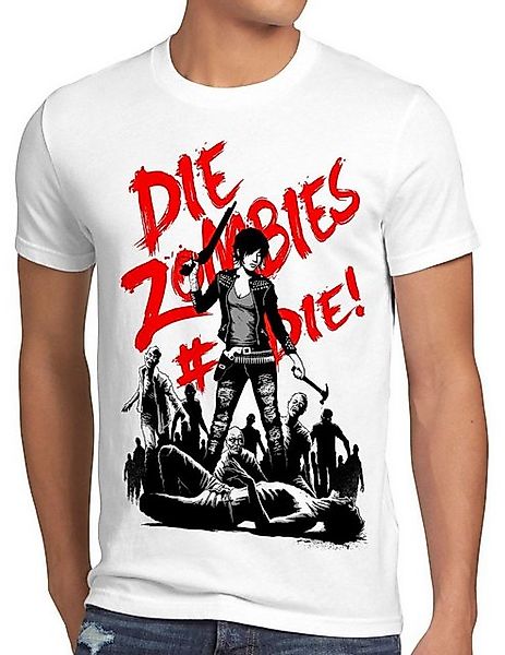 style3 Print-Shirt Herren T-Shirt Zombie the walking horror dead daryl dixo günstig online kaufen