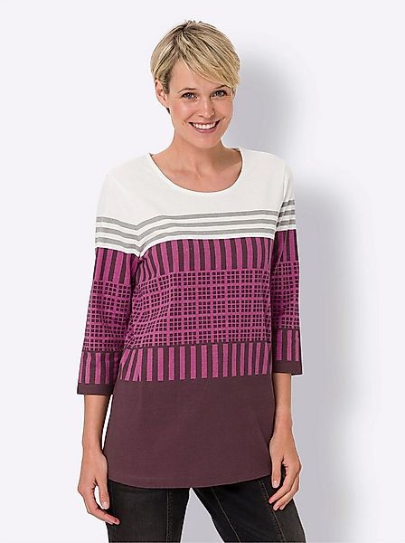 Sieh an! T-Shirt Druck-Shirt 3/4-Arm günstig online kaufen