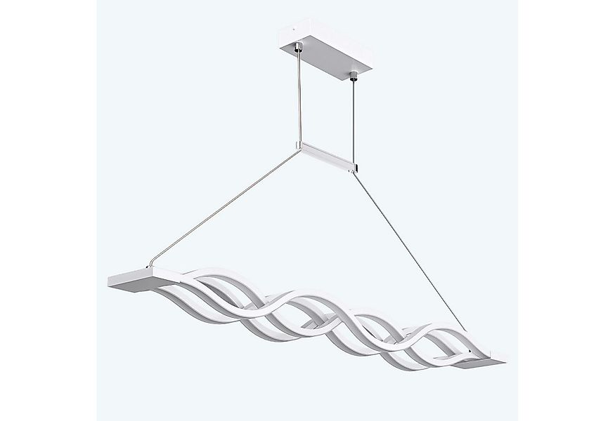 doporro LED Pendelleuchte Esszimmer dimmbar Hängeleuchte mit Fernbedienung günstig online kaufen