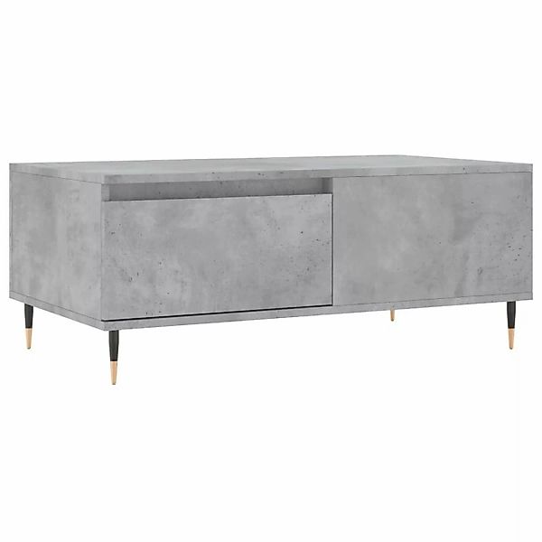 vidaXL Couchtisch Betongrau 90x50x36,5 cm Holzwerkstoff Modell 6 günstig online kaufen