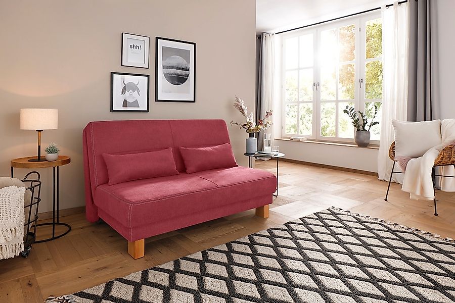 Home affaire Schlafsofa "Gina", vom Sofa zum Bett mit einem Handgriff, in 4 günstig online kaufen