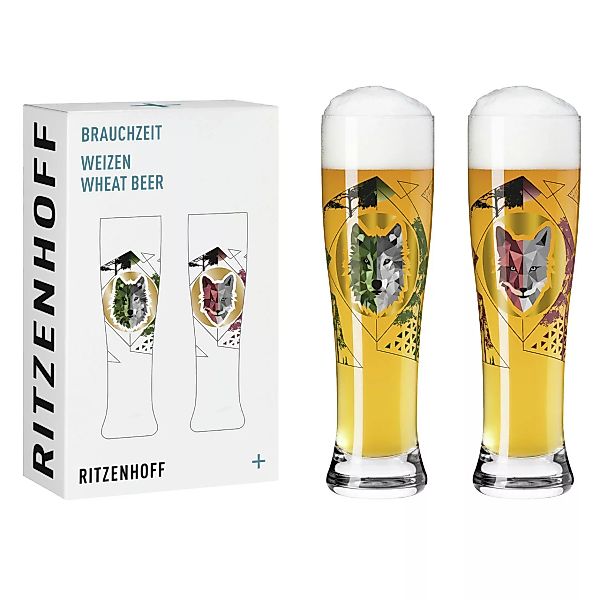 Ritzenhoff 2er-Set Weizengläser BRAUCHZEIT günstig online kaufen