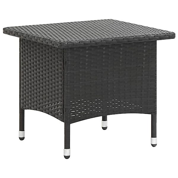 vidaXL Gartentisch Beistelltisch Schwarz 50x50x47 cm günstig online kaufen