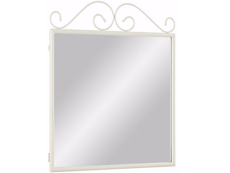 loft24 Spiegel Isabelle, Metallrahmen, schwarz, Wandspiegel, günstig online kaufen