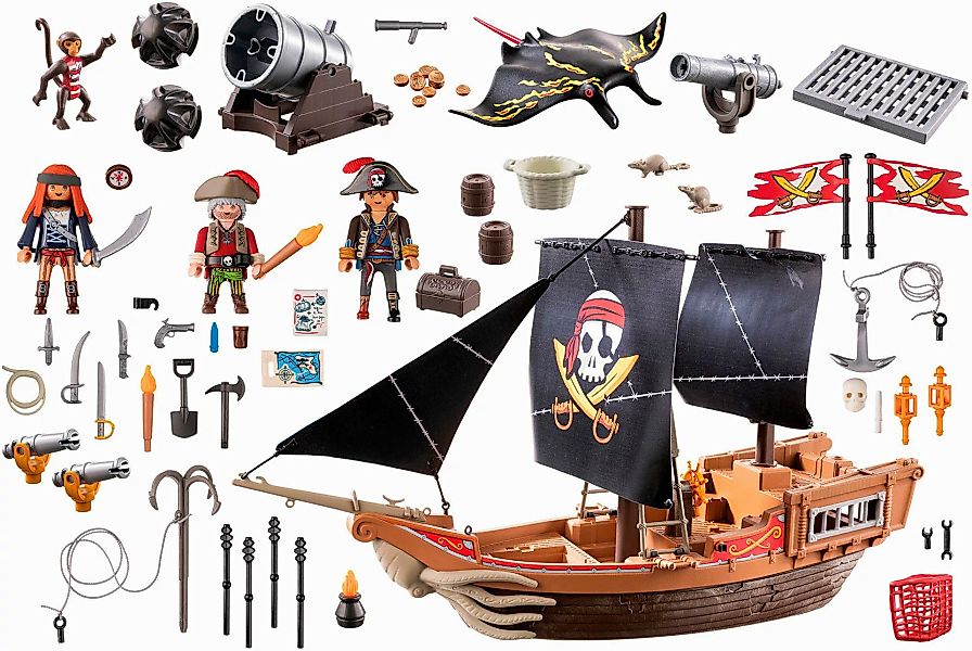 Playmobil® Großes Piratenschiff (71530), Pirates Konstruktions-Spielset, günstig online kaufen
