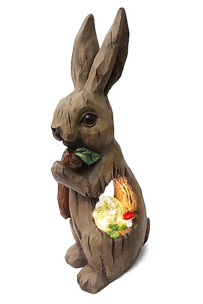 Arnusa Gartenfigur Große Solar Gartendekoration Hase günstig online kaufen