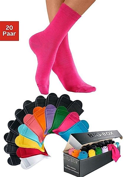 Go in Basicsocken Box, 20 Paar tlg. in der großen Big-Box günstig online kaufen