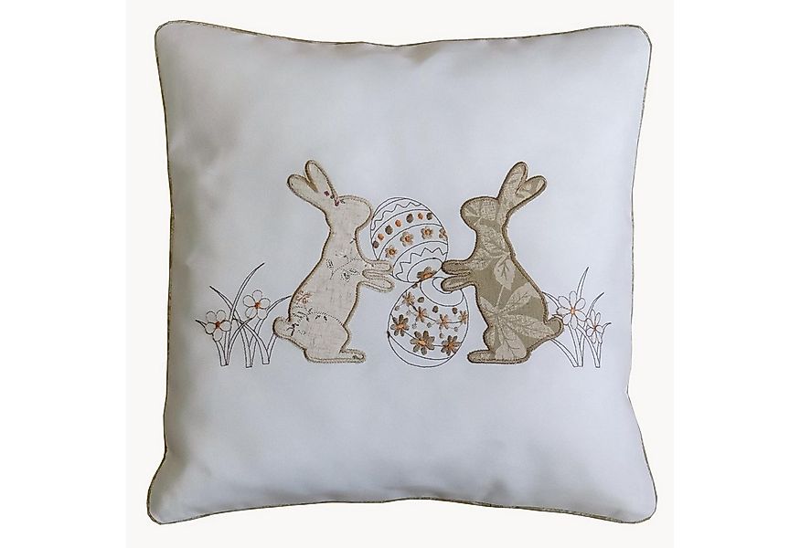 texpot Kissenhülle Stickerei Osterei Ostern Dekokissen Sofakissen, (1 Stück günstig online kaufen