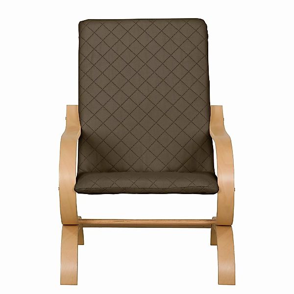 home24 Modoform Sessel Bueno Vista Taupe Strukturstoff 68x93x46 cm (BxHxT) günstig online kaufen