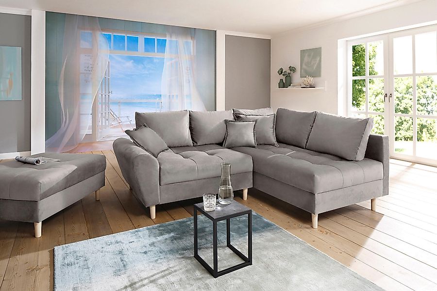 Home affaire Ecksofa »Rice L-Form, B: 223 cm - OTTO. Verlässliche Qualität. günstig online kaufen