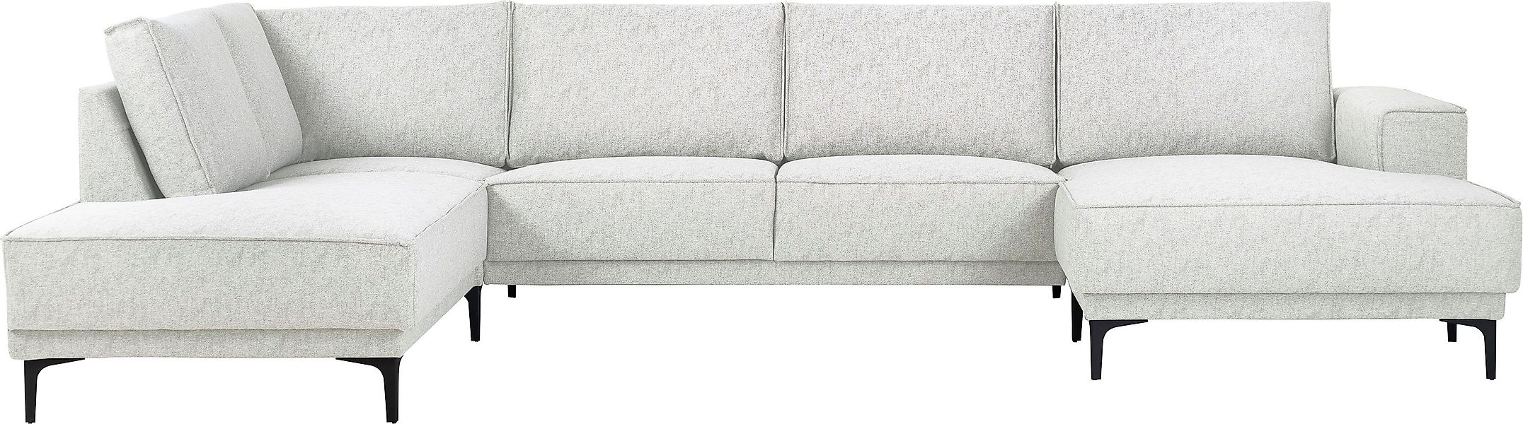 OTTO home Wohnlandschaft "XXL Sofa Oland, Struktur, Flachgewebe, Luxus-Micr günstig online kaufen