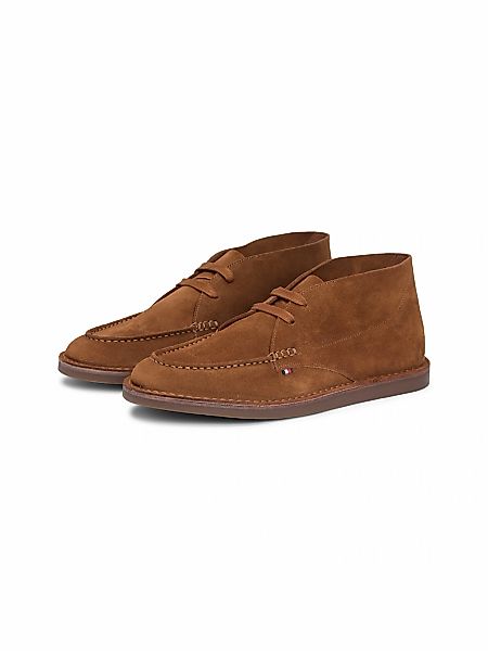 Tommy Hilfiger Schnürboots "HILFIGER STITCHDOWN SUEDE CHUKKA", Schnürschuh günstig online kaufen
