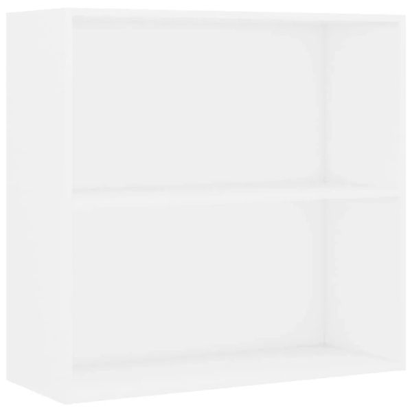 vidaXL Bücherregal Weiß 80x30x76,5 cm Holzwerkstoff 800999 günstig online kaufen