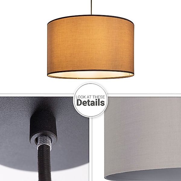 Paco Home Pendelleuchte »HUGO UNI COLOR«, 1 flammig, Leuchtmittel E27   ohn günstig online kaufen