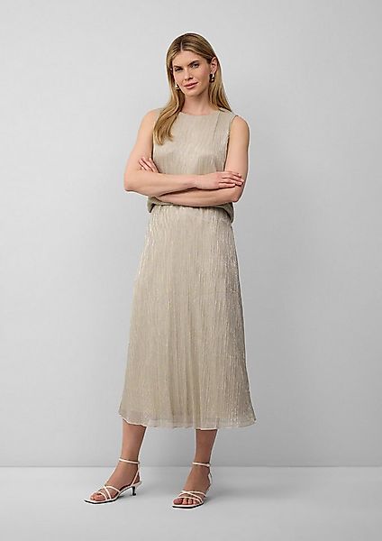 s.Oliver Midirock Rock Plisseerock in Midilänge mit Glitzergarn günstig online kaufen