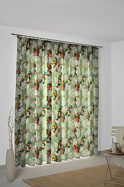 Wirth Vorhang »Turtles« Multifunktionsband 1 Stk. tlg. Nickelodeon günstig online kaufen