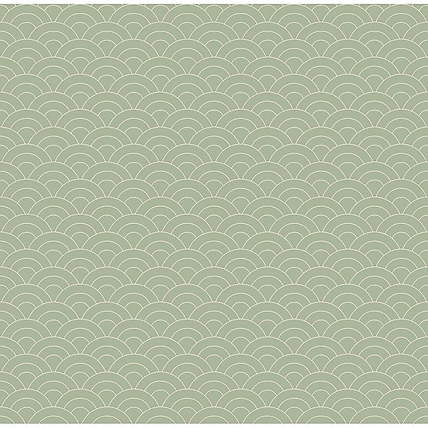 Sanders & Sanders Tapete Art Decó Muster Graugrün 53 Cm X 10 M 640363 günstig online kaufen