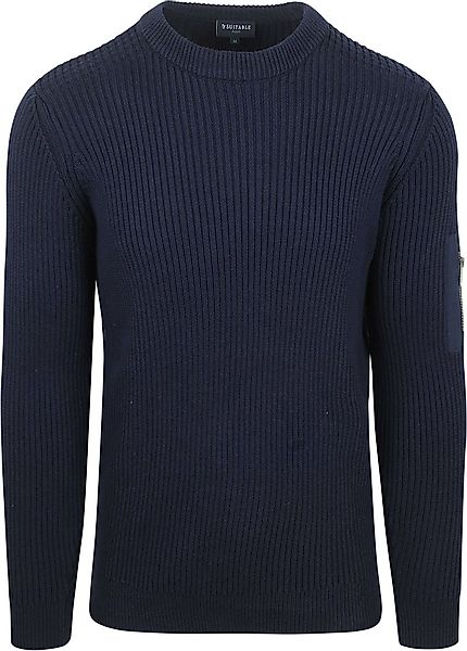 Suitable Mou Pullover Navy - Größe M günstig online kaufen