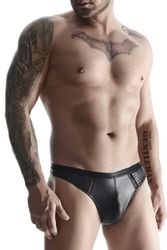 Regnes Fetish Planet String Schwarzer wetlook günstig online kaufen