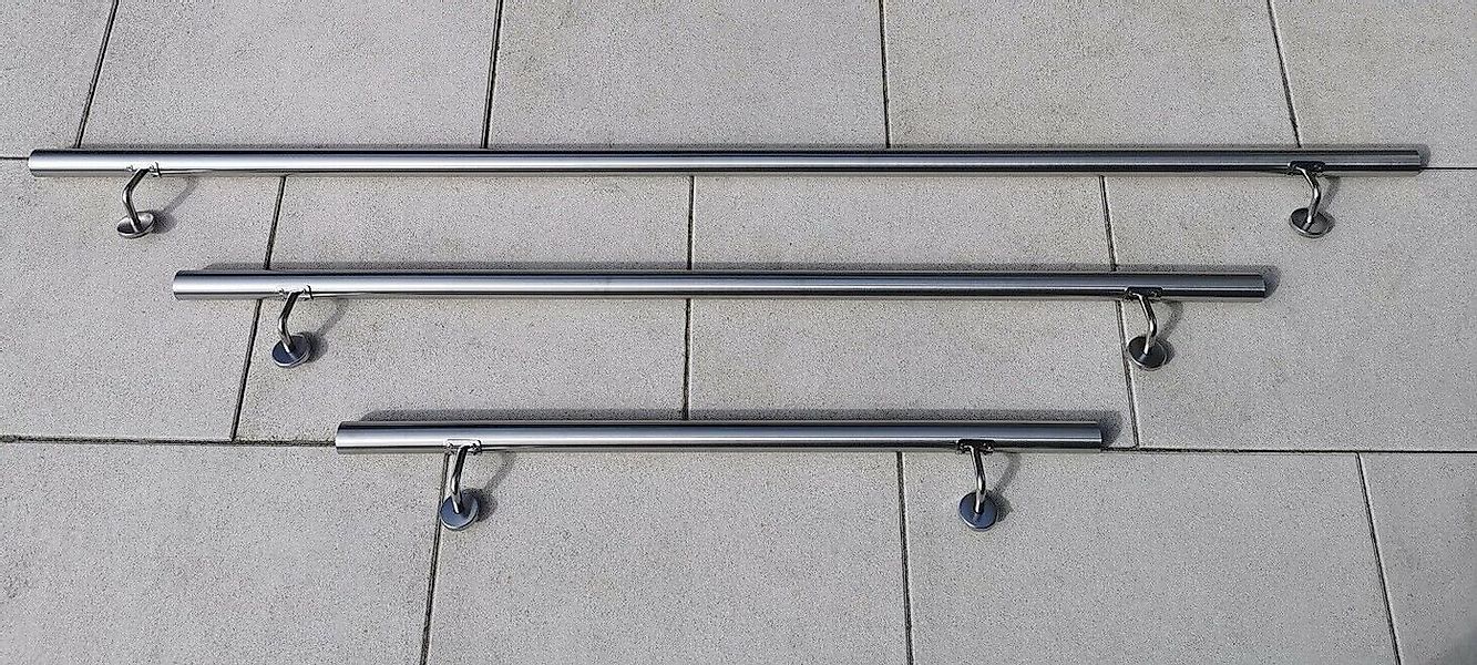BruKa Handlauf FLEXI V2A Edelstahl Wandhandlauf Geländer Treppe Stange Grif günstig online kaufen