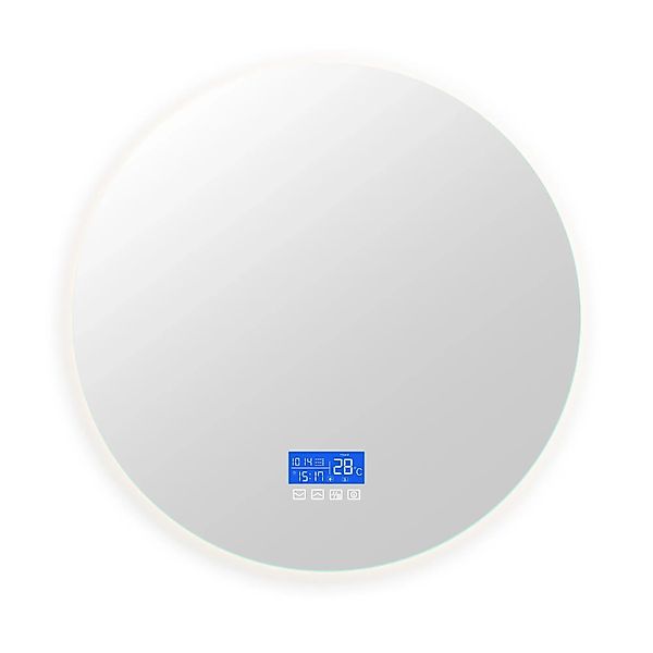 PXloue Badezimmerspiegel LED Dimmbar Touch-Schalter Beschlagfrei 100x100cm günstig online kaufen