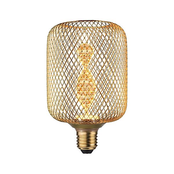 Paulmann LED-Leuchtmittel Metallic Glow Zyl messing Helix 3,5W 1800K 230V günstig online kaufen