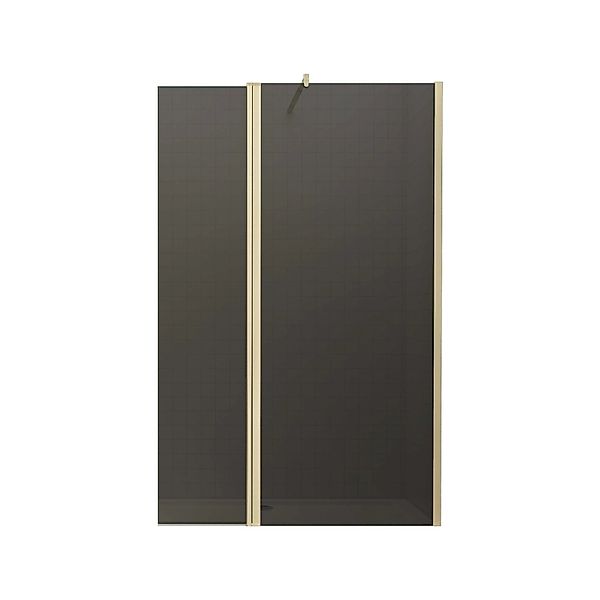 AICA Walk in Duschwand B.90xH.200cm mit Flipper-Panel B.40xH.200cm 8mm Klar günstig online kaufen