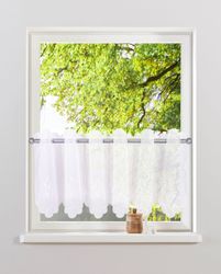 Home affaire Scheibengardine "Maarle" Durchzuglöcher 1 Stk. tlg. günstig online kaufen