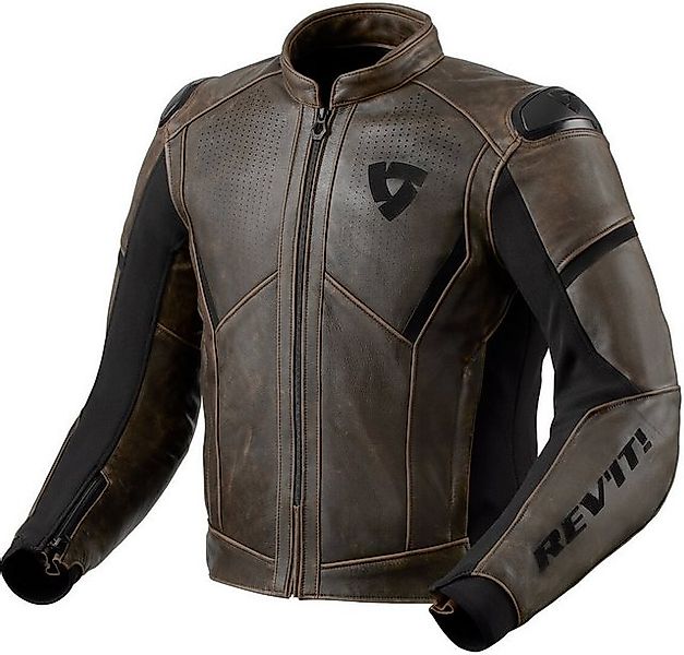 Revit Motorradjacke Parallax Motorrad Lederjacke Perforiert günstig online kaufen