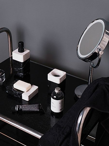 Möve WC-Garnitur Toilettenbürste Black & White, günstig online kaufen