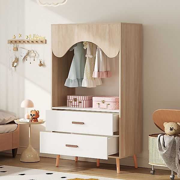 MODFU Kleiderschrank mit flexibler Aufteilung (Kinderkleiderschrank, günstig online kaufen