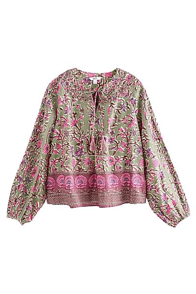 Next Langarmbluse Langärmelige Bluse mit Biesen günstig online kaufen