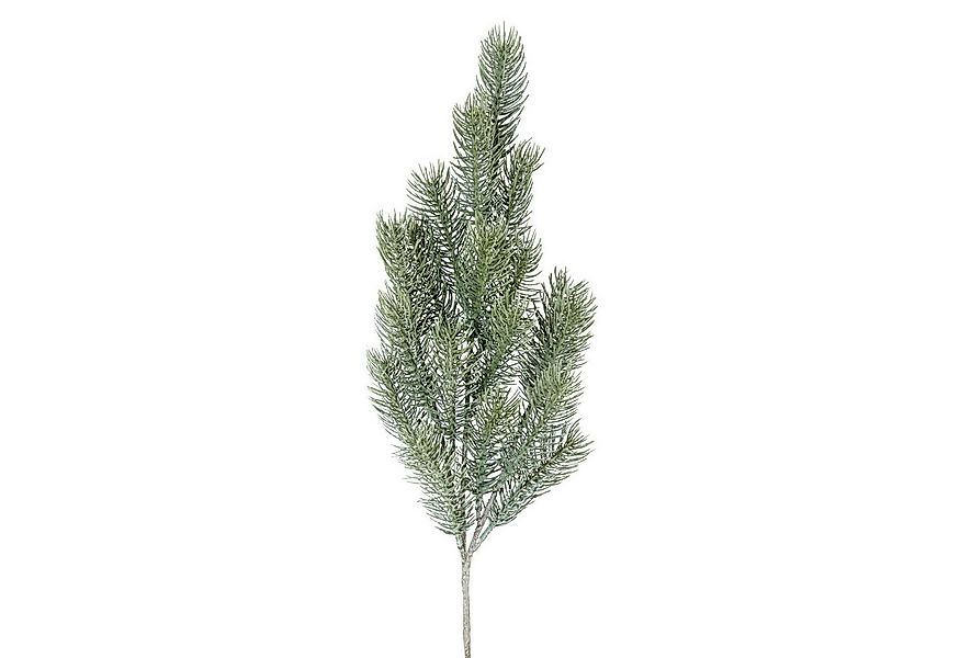 Kunstzweig Künstlicher BLAUTANNENZWEIG, GEEIST 18Triebe. 60cm. GEFROSTET., günstig online kaufen