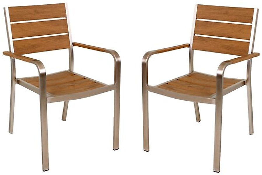 Garden Pleasure Stapelstuhl »FLORENCE« (Set) 2 Stk.2er Set günstig online kaufen